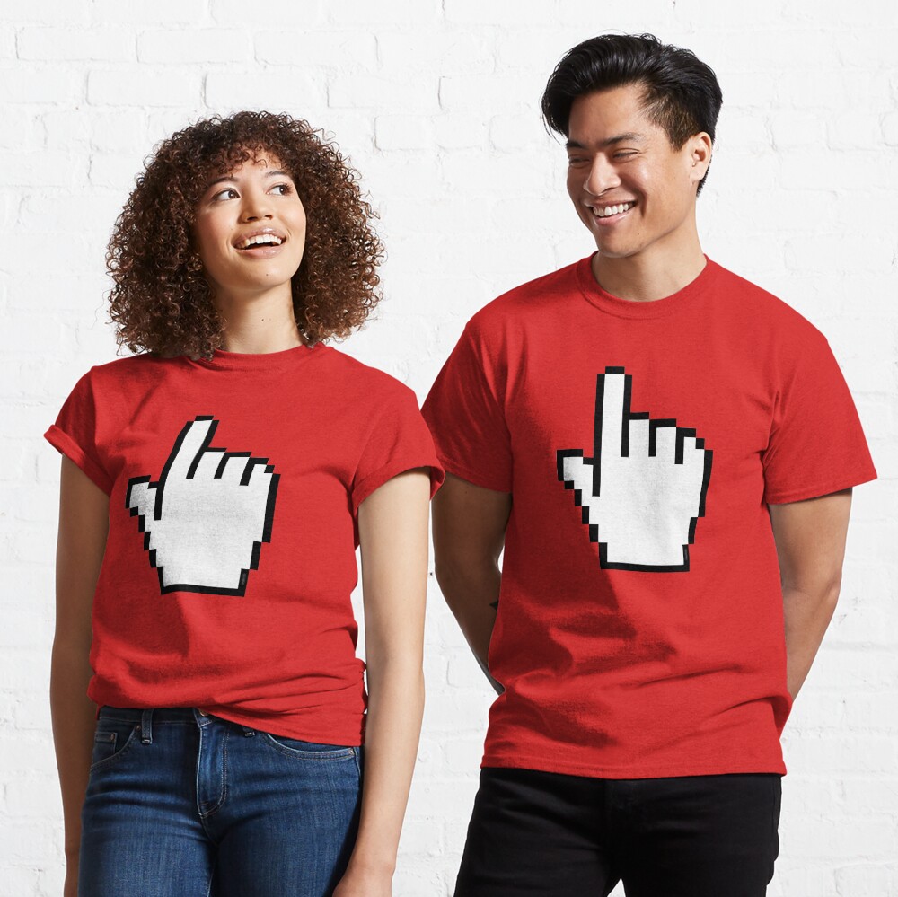 Index Finger Link Click Cursor Classic T-Shirt