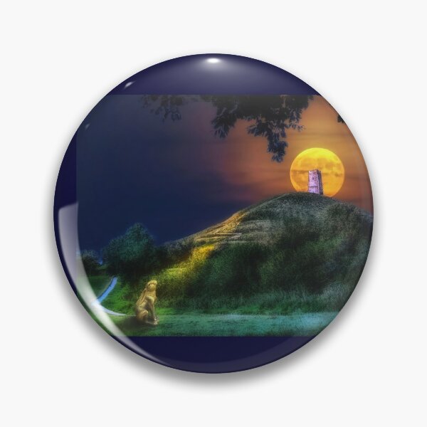 Item preview, Moon Gazing Hare At Glastonbury Tor designed and sold by Alisonchambers2.