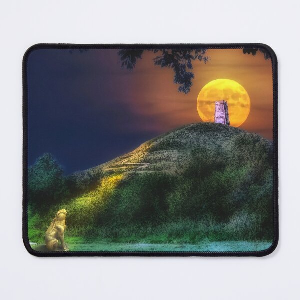 Item preview, Moon Gazing Hare At Glastonbury Tor designed and sold by Alisonchambers2.