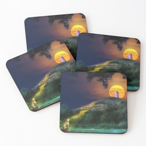 Item preview, Moon Gazing Hare At Glastonbury Tor designed and sold by Alisonchambers2.