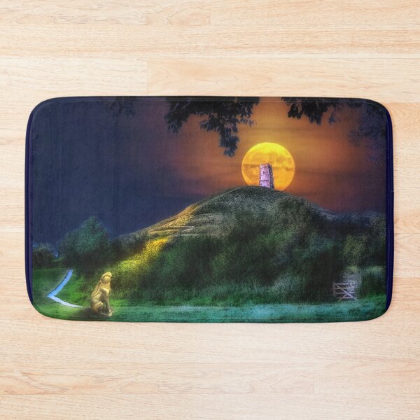 Item preview, Moon Gazing Hare At Glastonbury Tor designed and sold by Alisonchambers2.