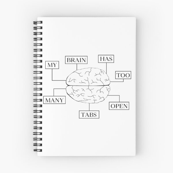Item preview, My Brain Has Too Many Tabs Open designed and sold by SewnMemories.