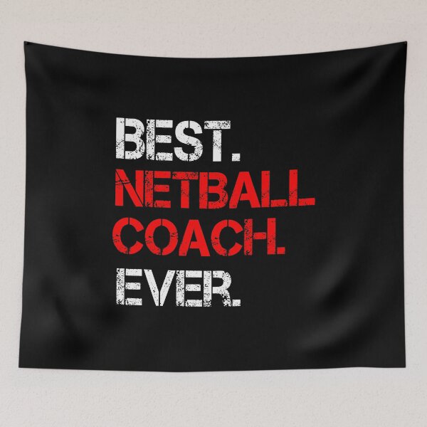 Item preview, Best Netball Coach Ever Sports Mentor Gift Idea designed and sold by gooldenfish.