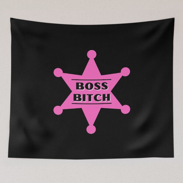 Item preview, Boss Bitch Pink Badge - National Boss Day and International Womens Day designed and sold by CaitU.