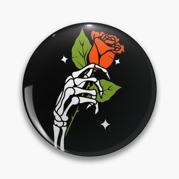 Item preview, Skeleton Holding an Orange Rose designed and sold by Gavinstar.