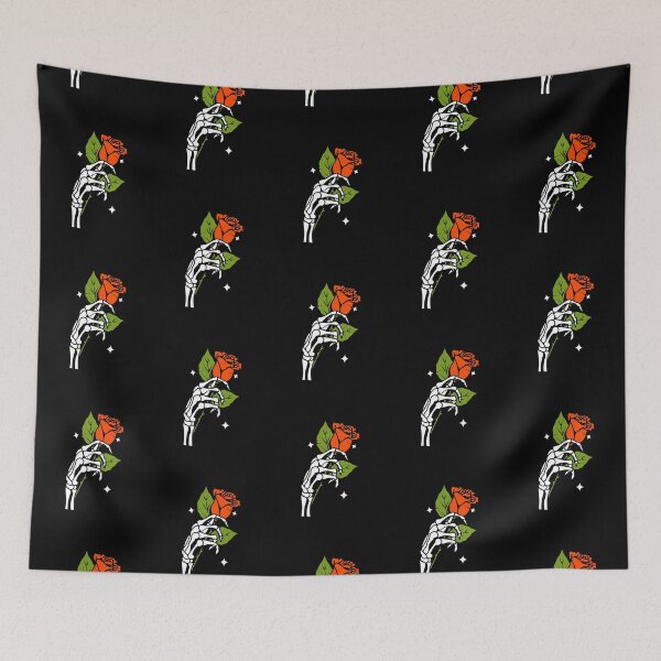 Item preview, Skeleton Holding an Orange Rose designed and sold by Gavinstar.