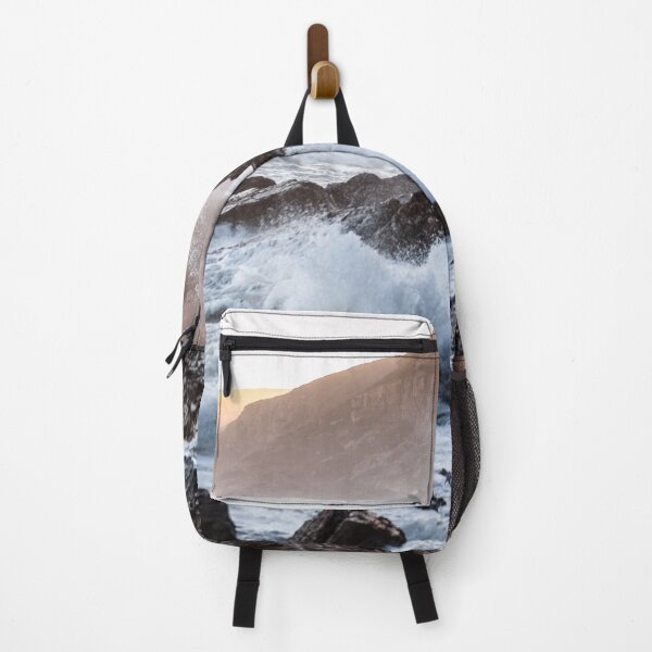 Item preview, Waves Breaking on Rocky Shore - Dramatic Surfing Moody  designed and sold by Hassan  Adnan.