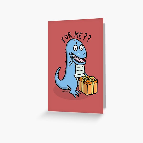FOR ME?? Greeting Card