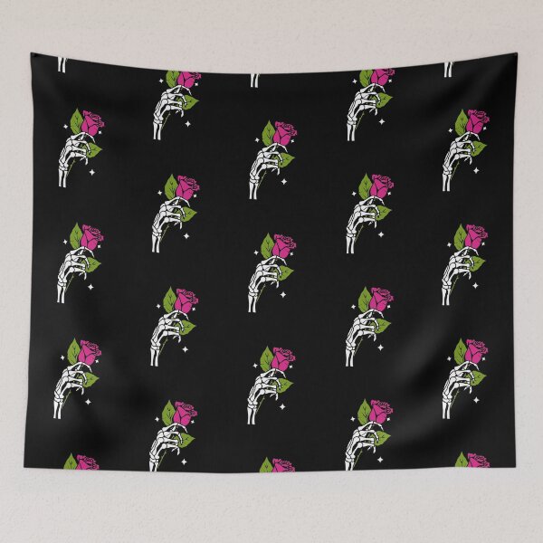 Item preview, Skeleton Holding a Purple Rose designed and sold by Gavinstar.