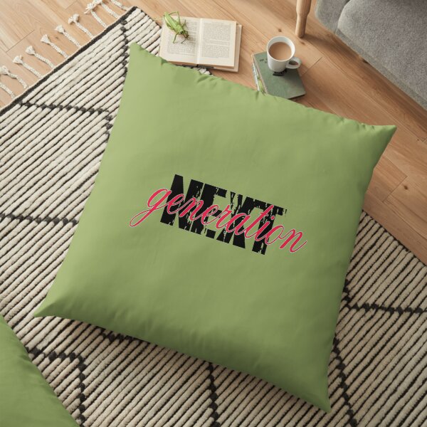 Next generation text Floor Pillow