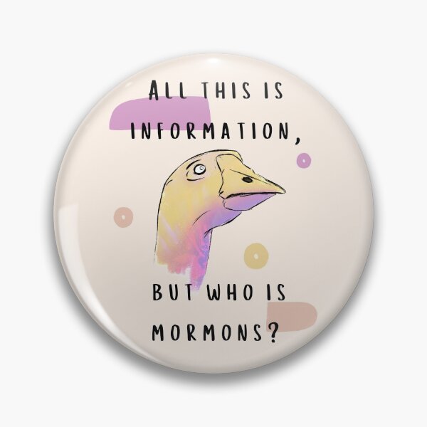 Item preview, Mormons - Weird Trippy Bad Translation Error  designed and sold by raspberry-tea.