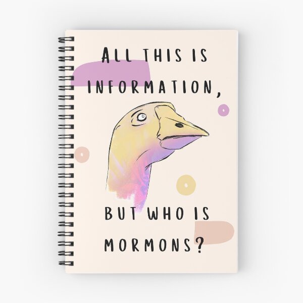Item preview, Mormons - Weird Trippy Bad Translation Error  designed and sold by raspberry-tea.