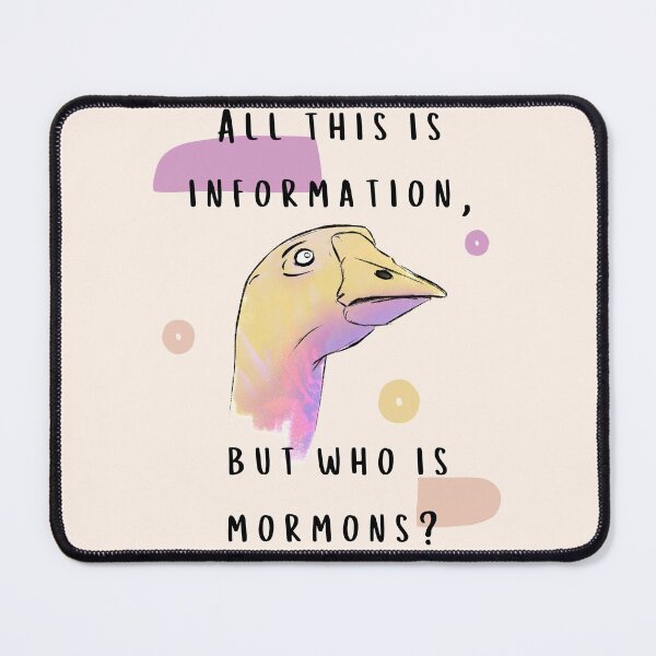 Item preview, Mormons - Weird Trippy Bad Translation Error  designed and sold by raspberry-tea.