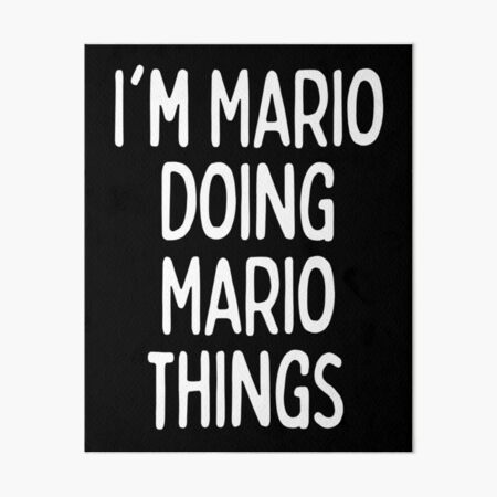 Item preview, Mario Name designed and sold by linartcia.
