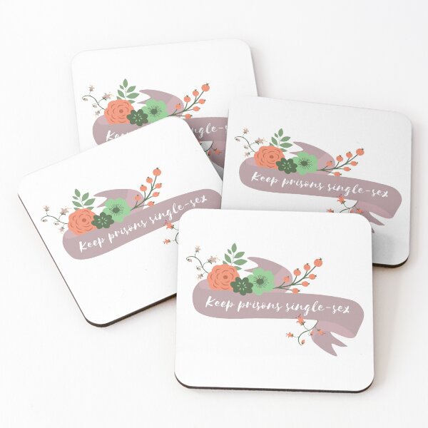 Item preview, Keep prisons single sex - RadFem - Flower Ornament designed and sold by WomaNation.