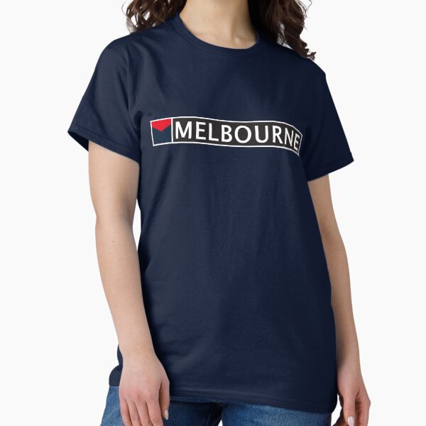 Vista previa del artículo con la obra «Melbourne Apparels, Mercancía, Camisetas, Leggings, Falda, Máscara, Delantal, Bolsa Ecológica», diseñado y vendido por Ink Inc.