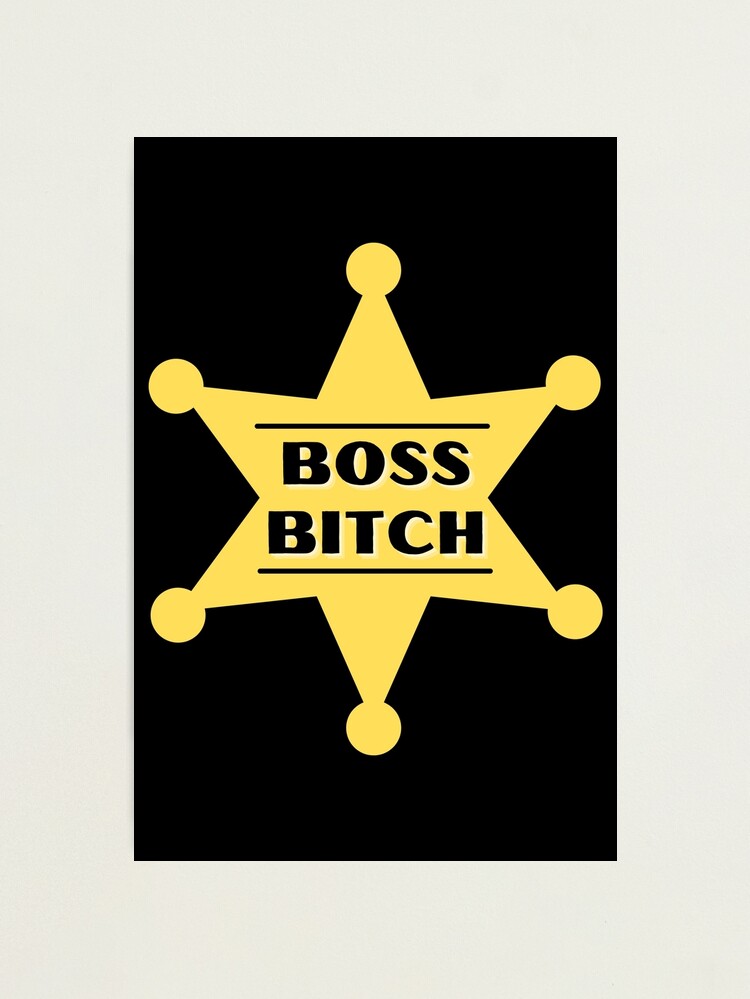 Boss Bitch Word Prop