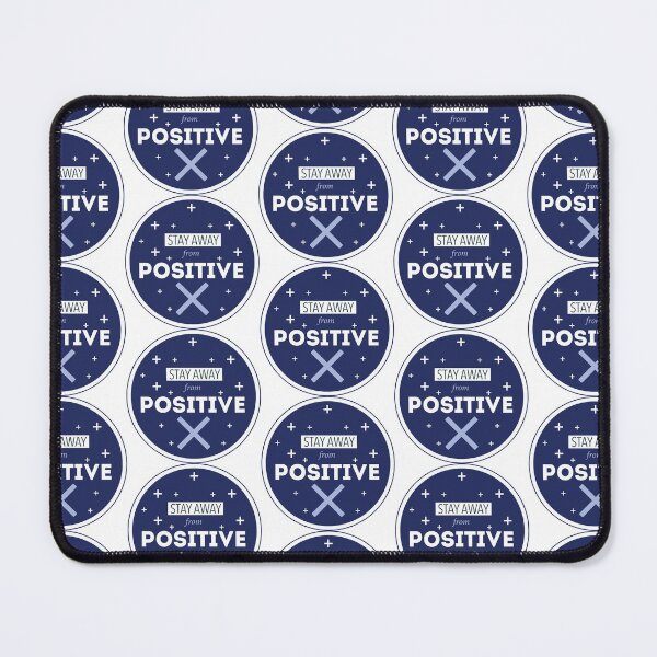 Item preview, Stay away from POSITIVE - Navy Blue designed and sold by AgapeeArt.