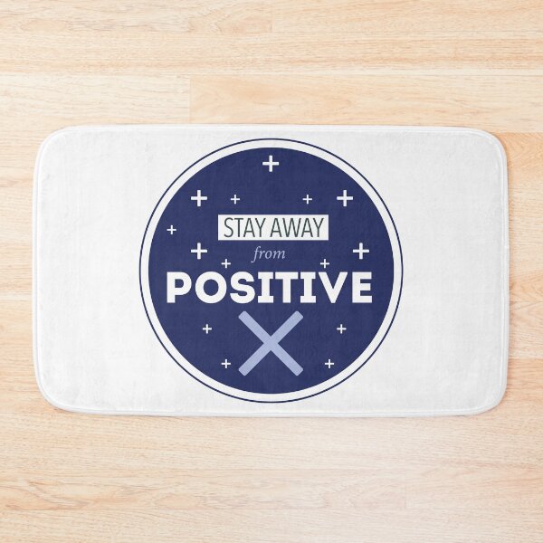 Item preview, Stay away from POSITIVE - Navy Blue designed and sold by AgapeeArt.