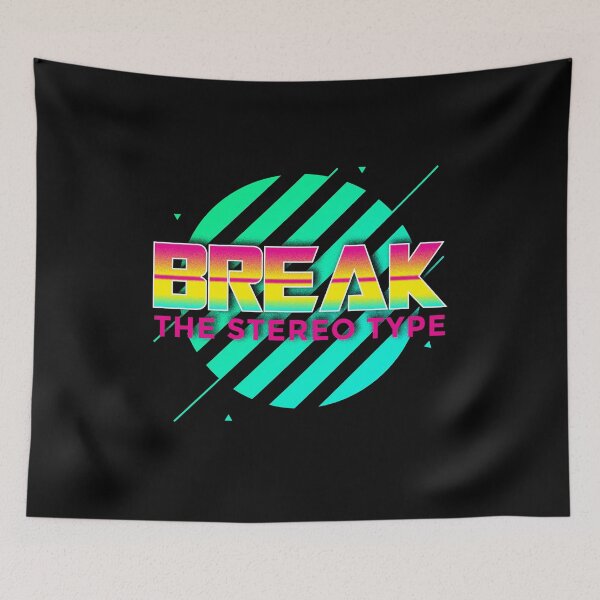Item preview, BREAK THE STEREO TYPE designed and sold by ALFBOCREATIVE.