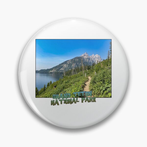 Artikelvorschau, Wyoming State Outline (Grand Teton National Park - Lake Jenny Trail) entworfen und verkauft von gorff.