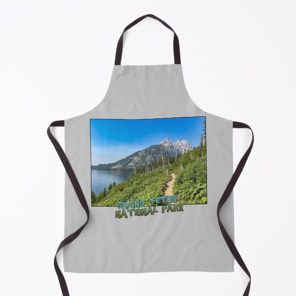 Item preview, Wyoming State Outline (Grand Teton National Park - Lake Jenny Trail) designed and sold by gorff.