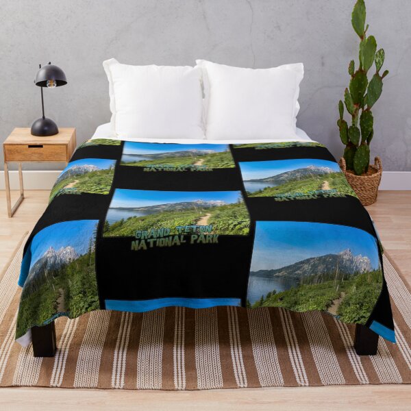 Item preview, Wyoming State Outline (Grand Teton National Park - Lake Jenny Trail) designed and sold by gorff.