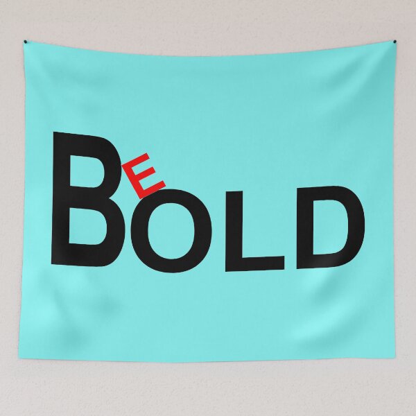 Item preview, Be Bold Typography designed and sold by DTEH.
