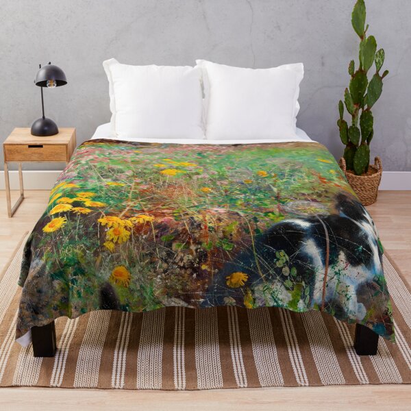 Item preview, BRUNO LILJEFORS HD - Cat on a flowery meadow 1887 Original Famous Painting designed and sold by Go Logo Designs.