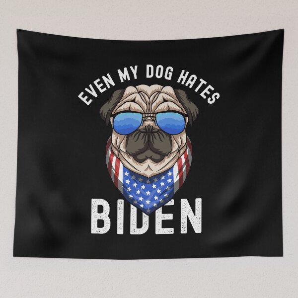 Item preview, Funny Anti-Biden - Even My Dog Hates Biden designed and sold by retrodesigner14.