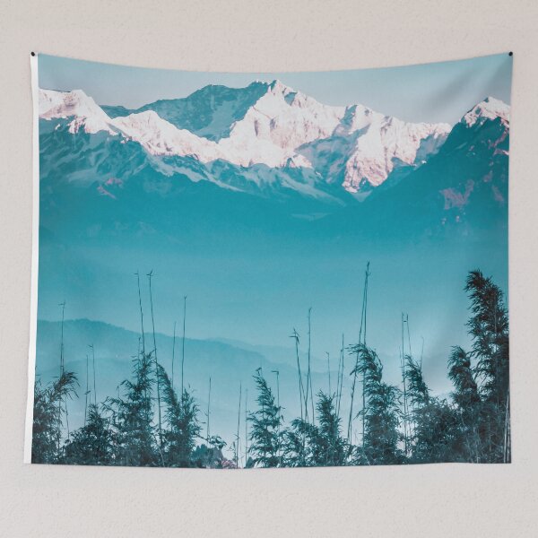 Item preview, Landscape of a Snowy Mountaintop - Winter Vibe designed and sold by Hassan  Adnan.
