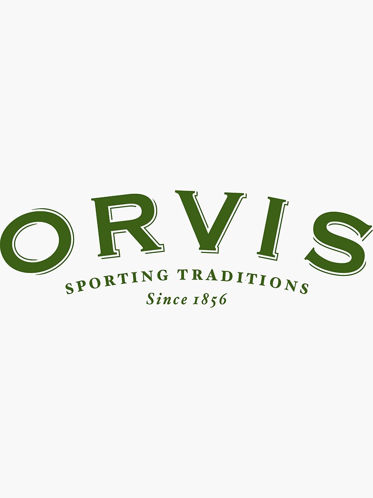 Orvis Fishing Logo Sticker for Sale by ImsongShop
