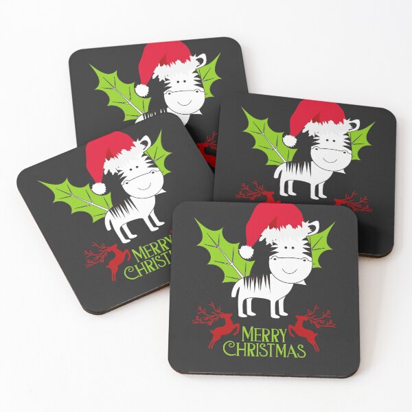 Item preview, funny merry christmas zebra for kids  designed and sold by myt-shirt.