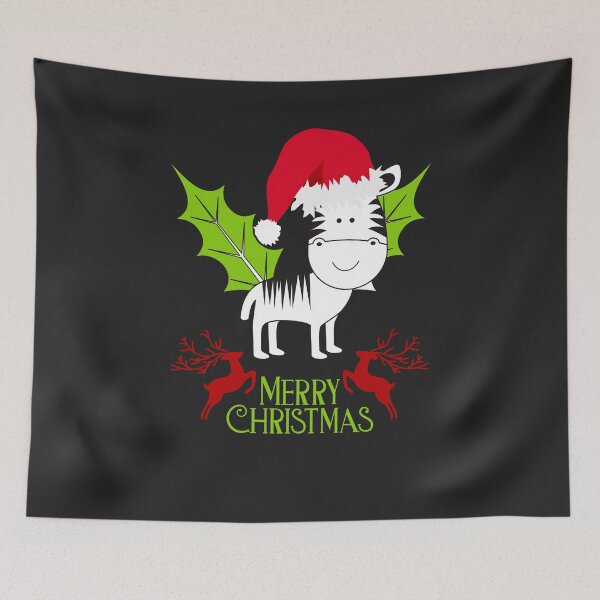 Item preview, funny merry christmas zebra for kids  designed and sold by myt-shirt.