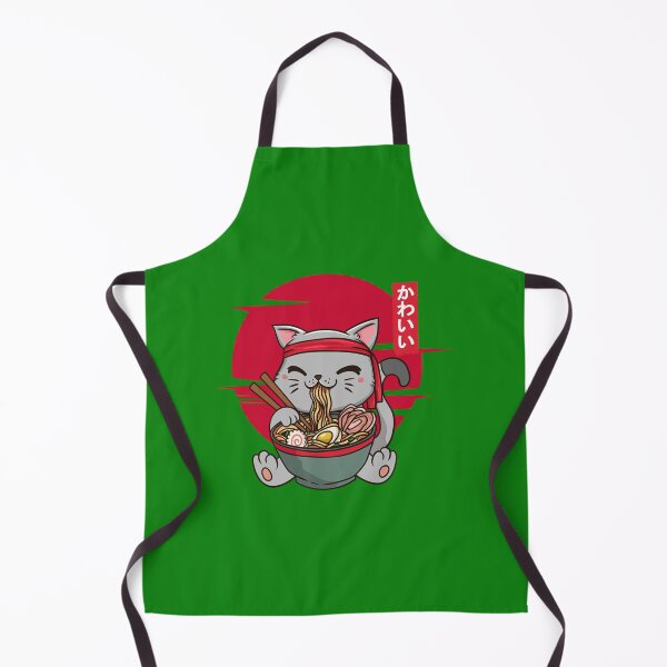 Item preview, Cute Cat Eating Ramen designed and sold by Faidhan.