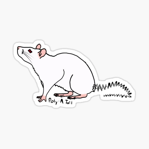 Item preview, Poly-A Tail Mouse Lab Neuroscience designed and sold by MalignWineArt.
