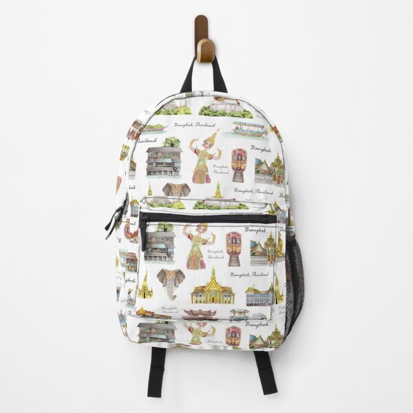 Item preview, Bangkok, Thailand (pattern) designed and sold by adeillustrator.