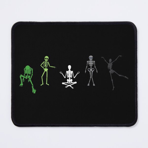 Item preview, Aro Halloween Skeletons. Aromantic Pride designed and sold by Subtle Pride Shop.