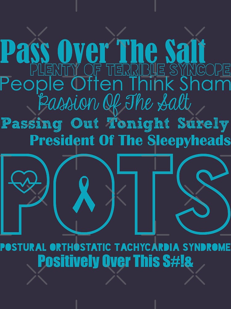 "POTS Acronyms" Tshirt for Sale by purrfectpixx Redbubble pots tshirts postural
