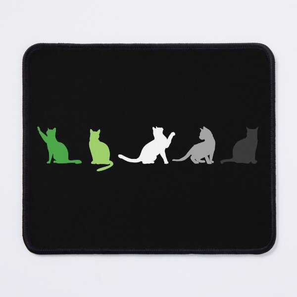 Item preview, Aro Cats. Aromantic Pride designed and sold by Subtle Pride Shop.