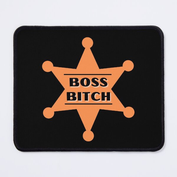 Item preview, Boss Bitch Orange Badge - National Boss Day and International Womens Day designed and sold by CaitU.