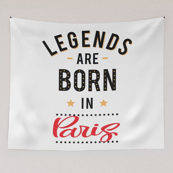 Item preview, Legends Are Born In Paris designed and sold by ProjectX23.