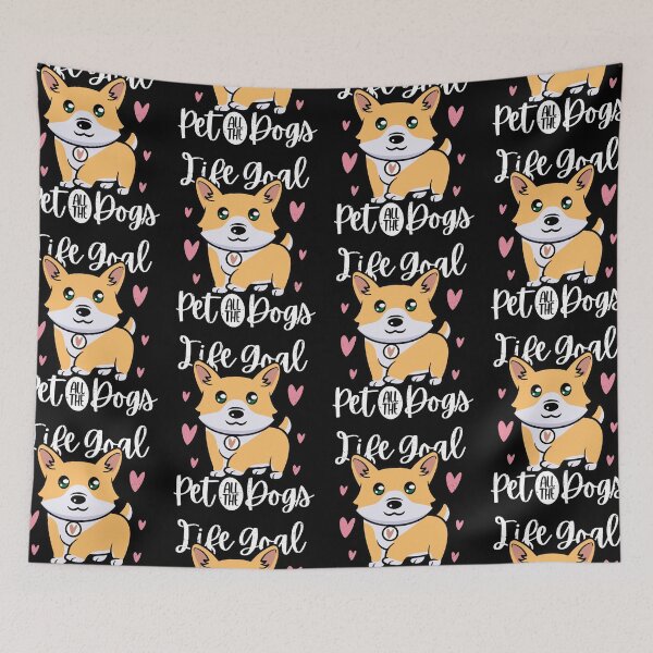 Item preview, Life Goal Pet All The Dogs | Funny Dog Mom Humour designed and sold by GravitiTees.