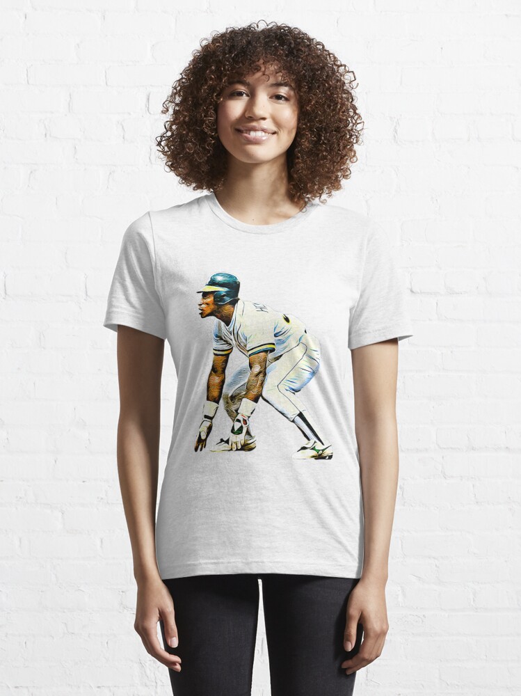 Rickey Henderson T-Shirt Essential T-Shirt for Sale by FinnProsacco