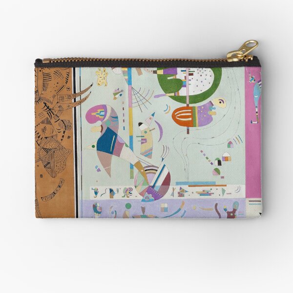 Wassily Kandinsky "Parties diverse" Zipper Pouch