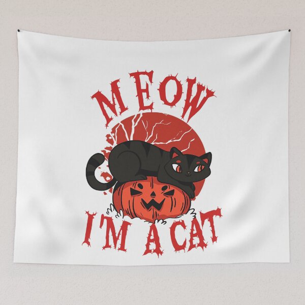 Item preview, Meow I'm A Cat Halloween designed and sold by TheModernGeekSt.