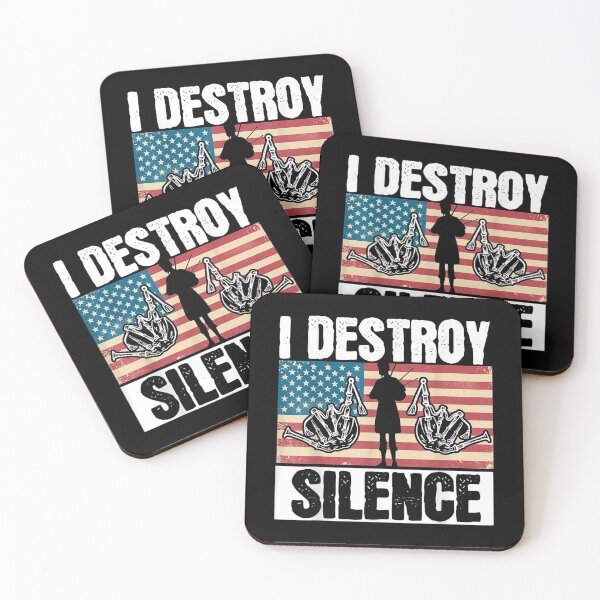 Item preview,  Destroy Silence Bagpipes American Proud Bagpipe designed and sold by donnagia.