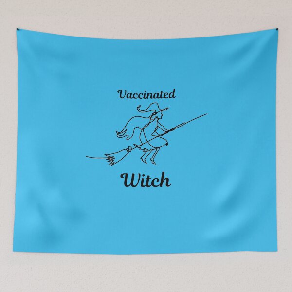 Item preview, Vaccinated Witches | Halloween Style designed and sold by D-Shirt-More.