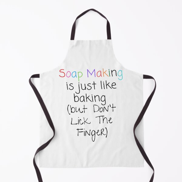Item preview, Soap Making Is Just Like Baking (But Don't Lick The Finger) funny T-shirt men gift women gift designed and sold by InnovantDesigns.
