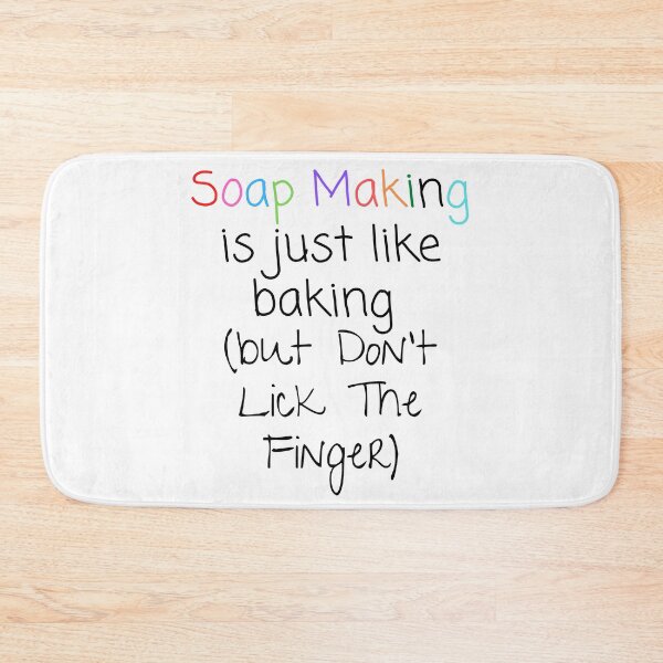 Item preview, Soap Making Is Just Like Baking (But Don't Lick The Finger) funny T-shirt men gift women gift designed and sold by InnovantDesigns.